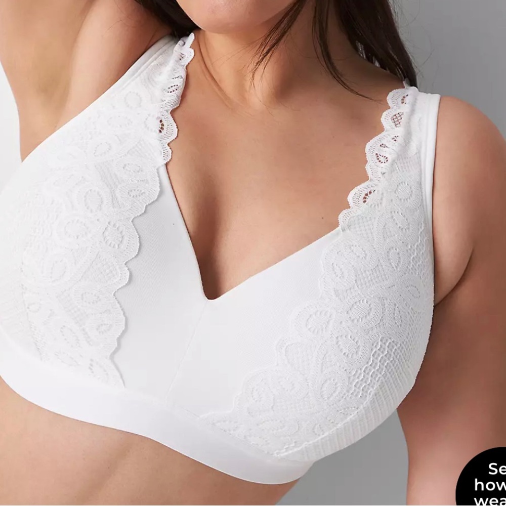 Lightly lined no wire bra
